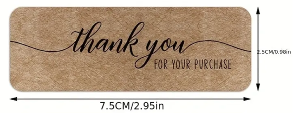 PerfectThanksNZ Thank You Stickers